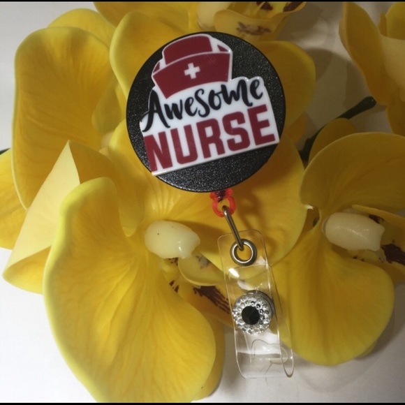 Awesomely Nurse Badge Holder - Picture 1 of 4